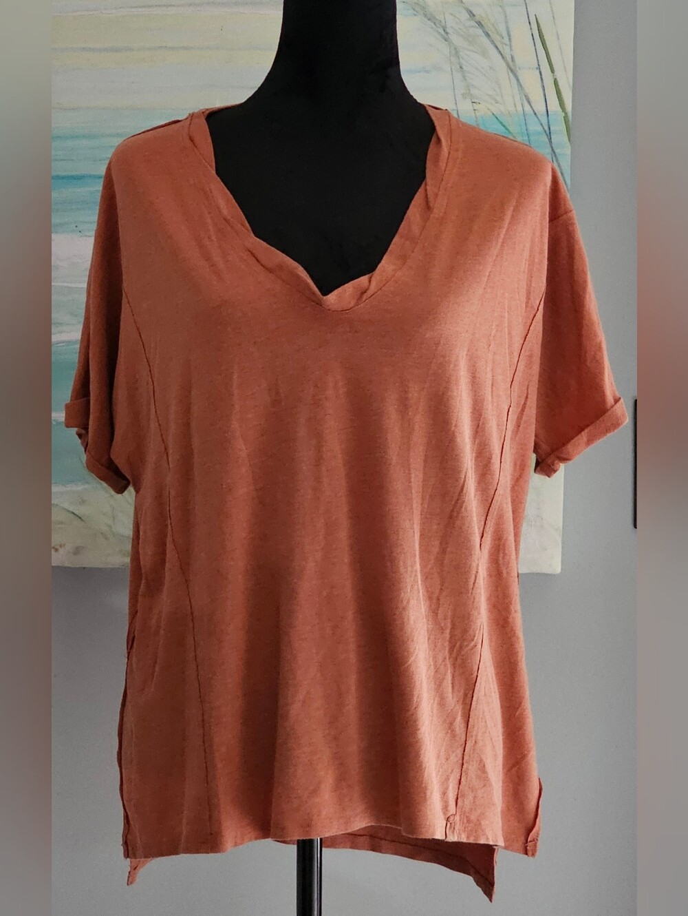 Free People We The Free V-Neck Tee